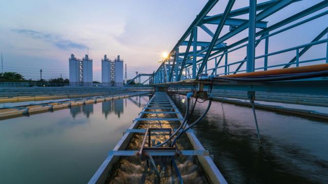 Planta de tratamiento de agua.