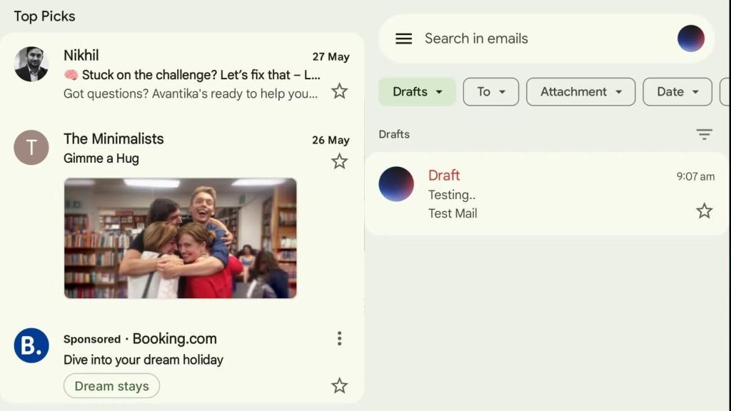 New Gmail design