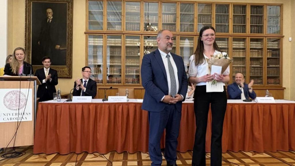 Entrega del premio.
