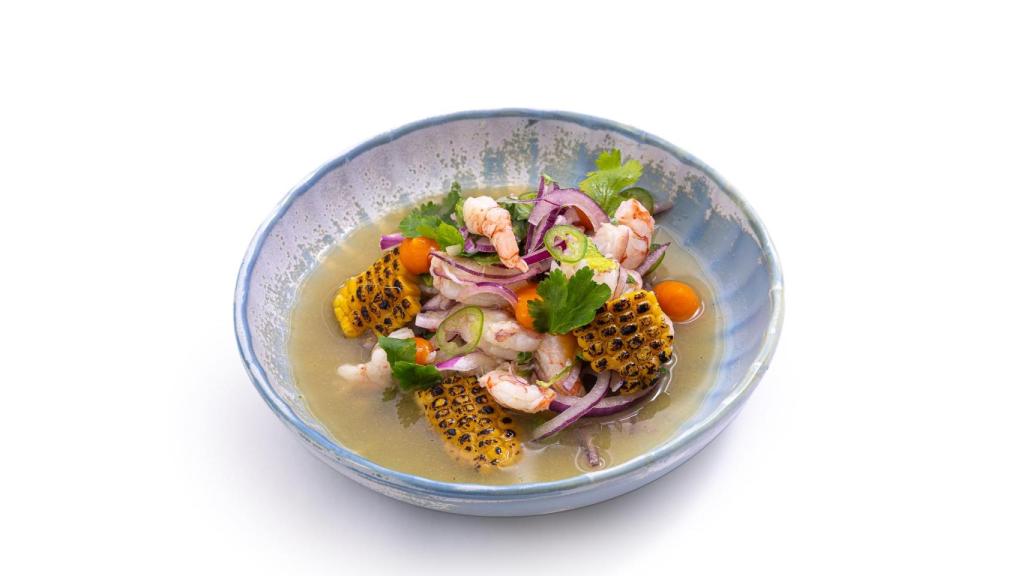 Un ceviche para refrescar el día es lo que propone la carta de Belvue Rooftop Bar.
