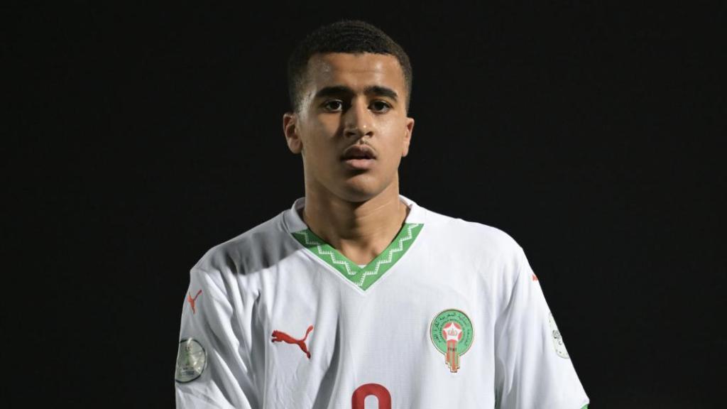 Abdellah Ouazane, with the Sub17 team of Morocco