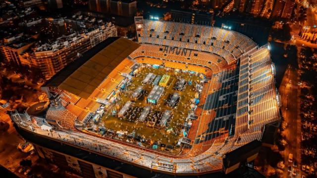 The Champions Burguer en Mestalla. Valencia CF