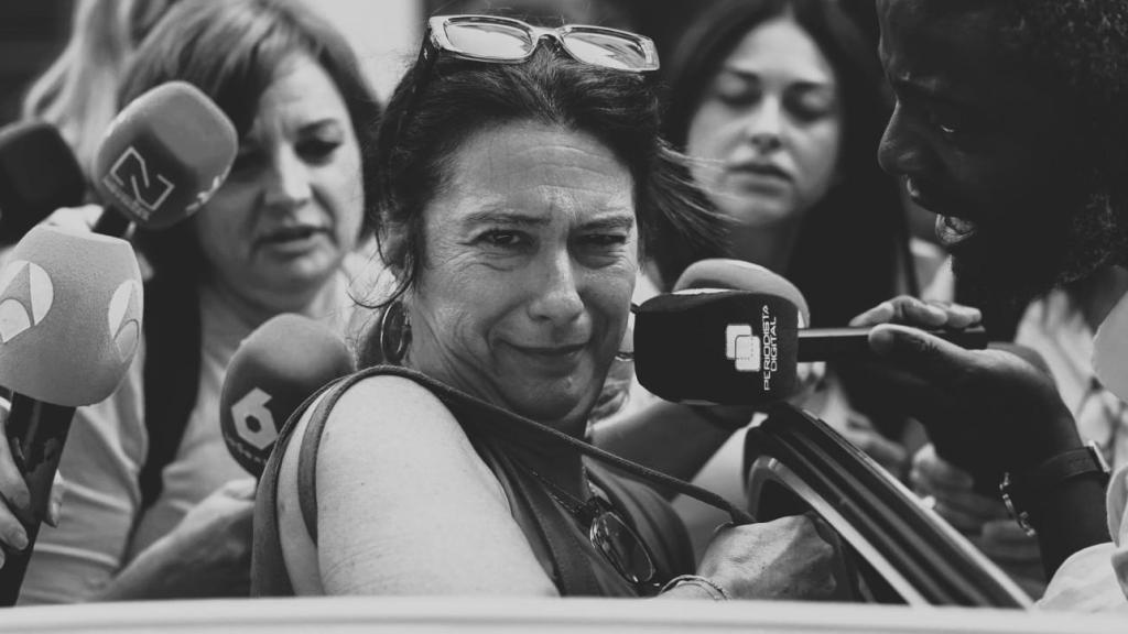 Leire Díez, este martes.