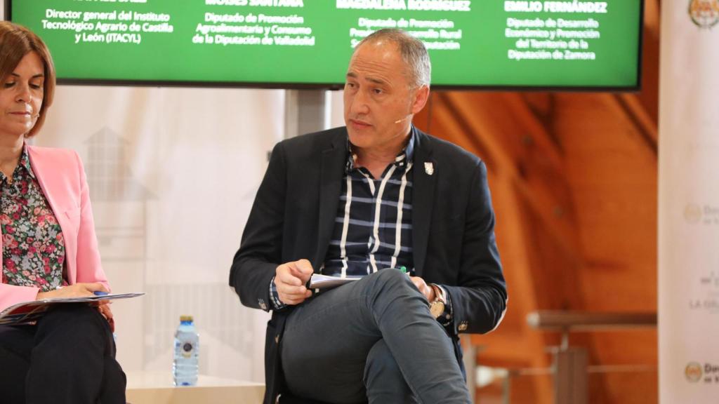 Emilio Fernández, diputado de Desarrollo Económico y Promoción del Territorio de Zamora en el I Foro La Despensa de Castilla y León