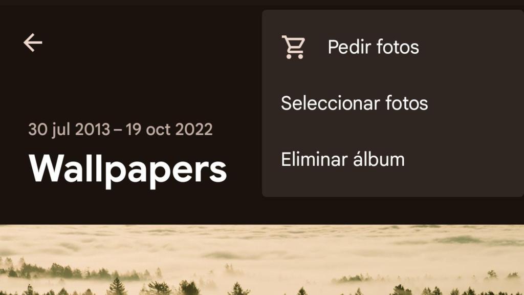 The option to ask for photos has moved to the upper menu in Google photos