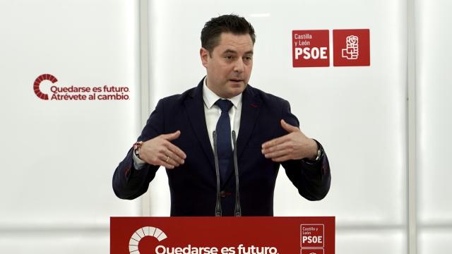 El secretario de Organización del PSOE de Castilla y León, Daniel de la Rosa, en una imagen de archivo