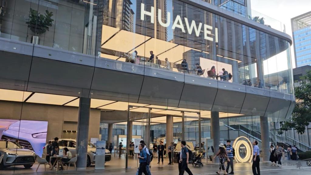 Una tienda de Huawei en Shenzhen