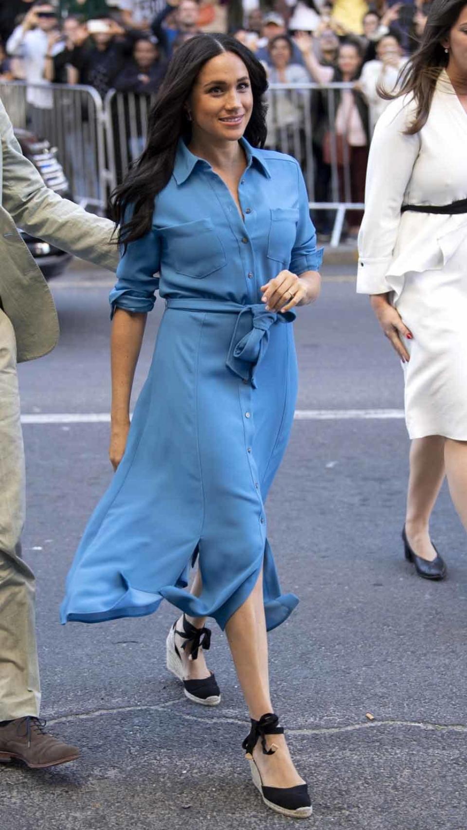 Meghan Markle, en el marco de su viaje a África, en 2019.