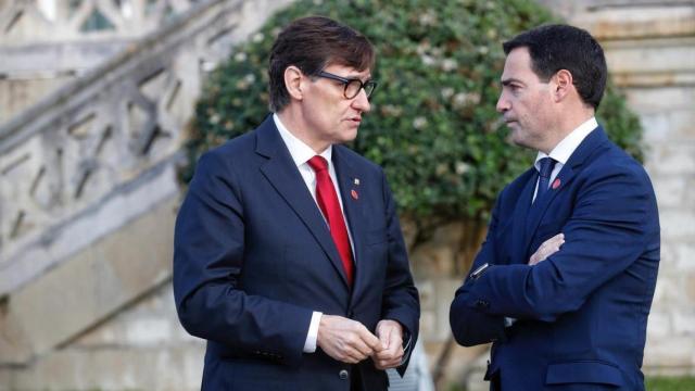 Salvador Illa e Imanol Pradales