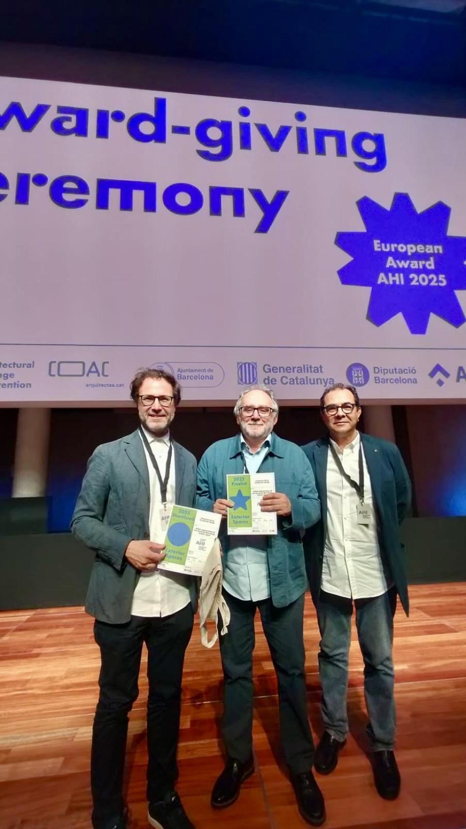 Premios Europeos AHI 2025 celebrados en el Paraninfo de la Escuela Industrial de Barcelona.