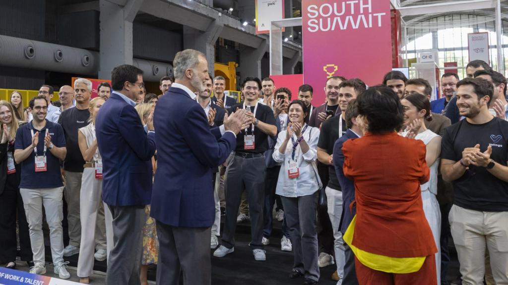 El Rey Felipe VI durante la inauguración del South Summit 2025.