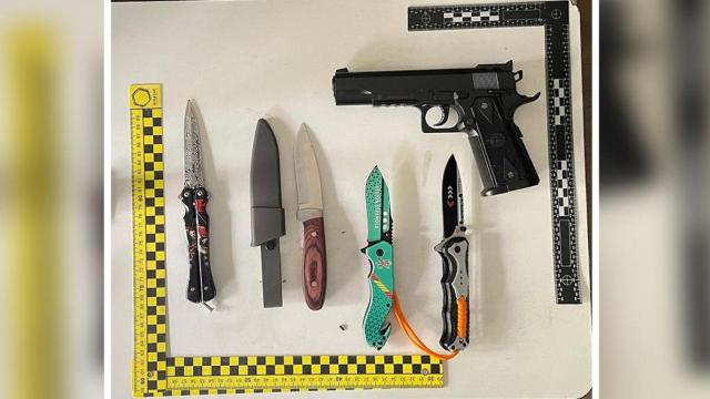 Material intervenido por la Policía Nacional