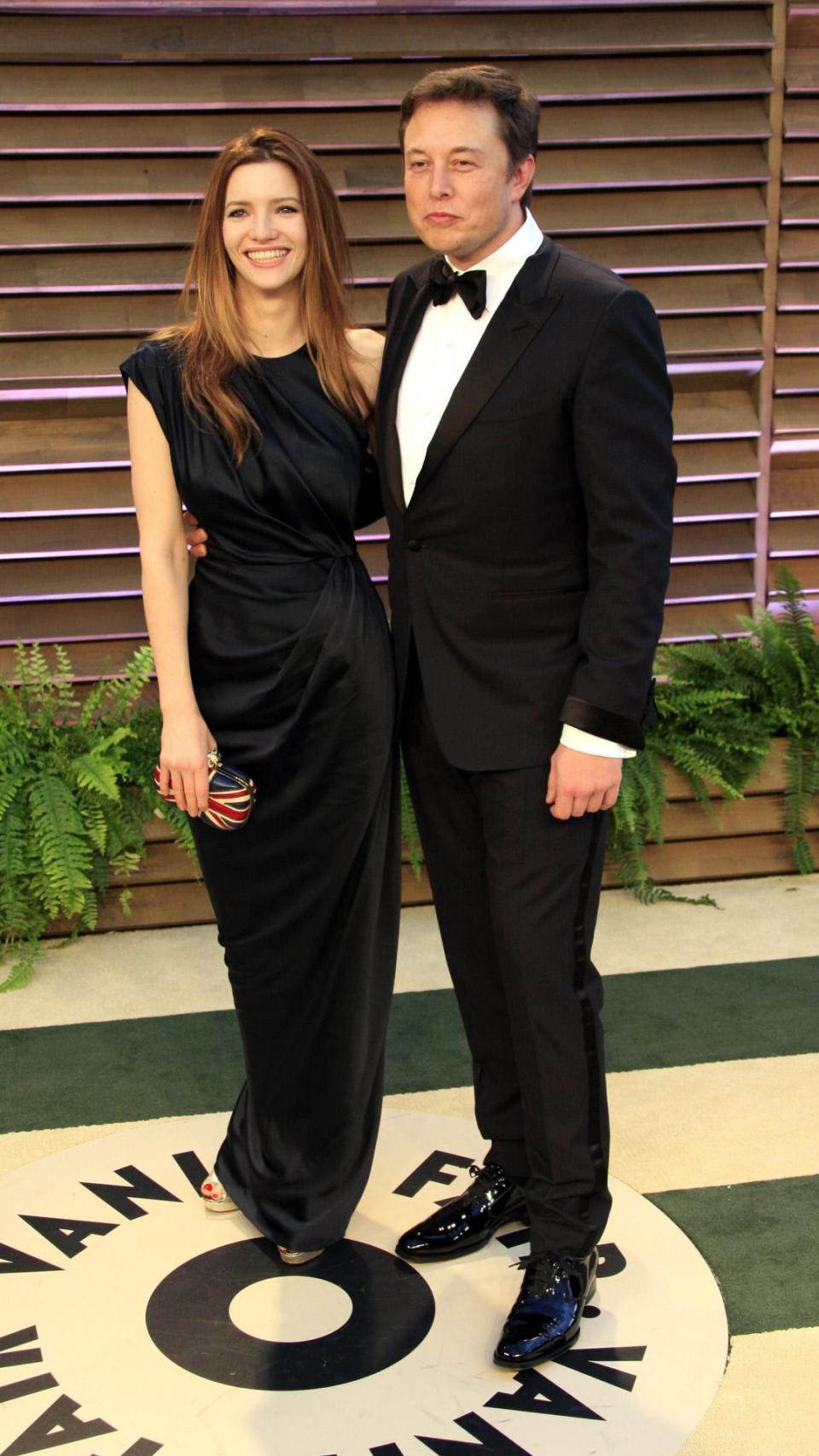 Talulah Riley y Elon Musk en una fotografía de 2014.