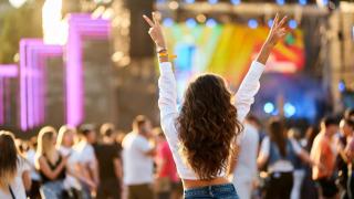 Imagen de archivo de un festival
