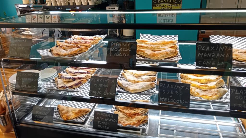 Mostrador de la nueva cafetería.
