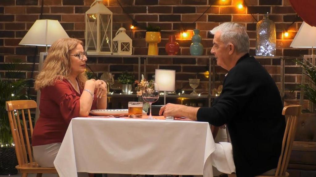 Momento de la cita entre Jorge y Asun, en 'First Dates'