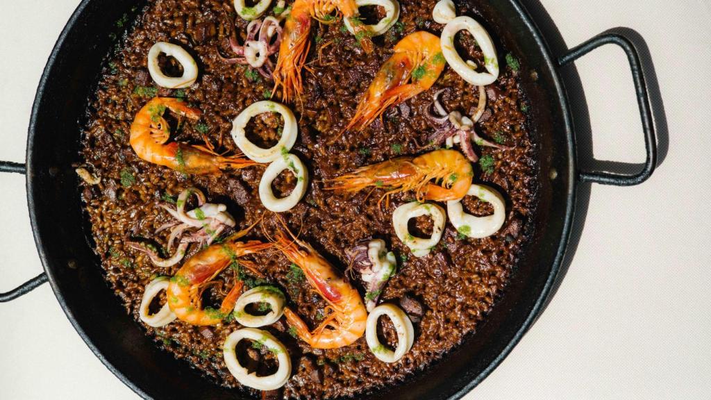 El arroz con marisco de Barraca.