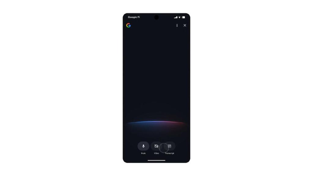 The new Search Live mode in the Google app