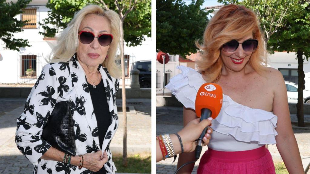 Rosario Mohedano, arropada por Rosa Benito, celebra la comunión de su hijo  con la ausencia de Amador Mohedano