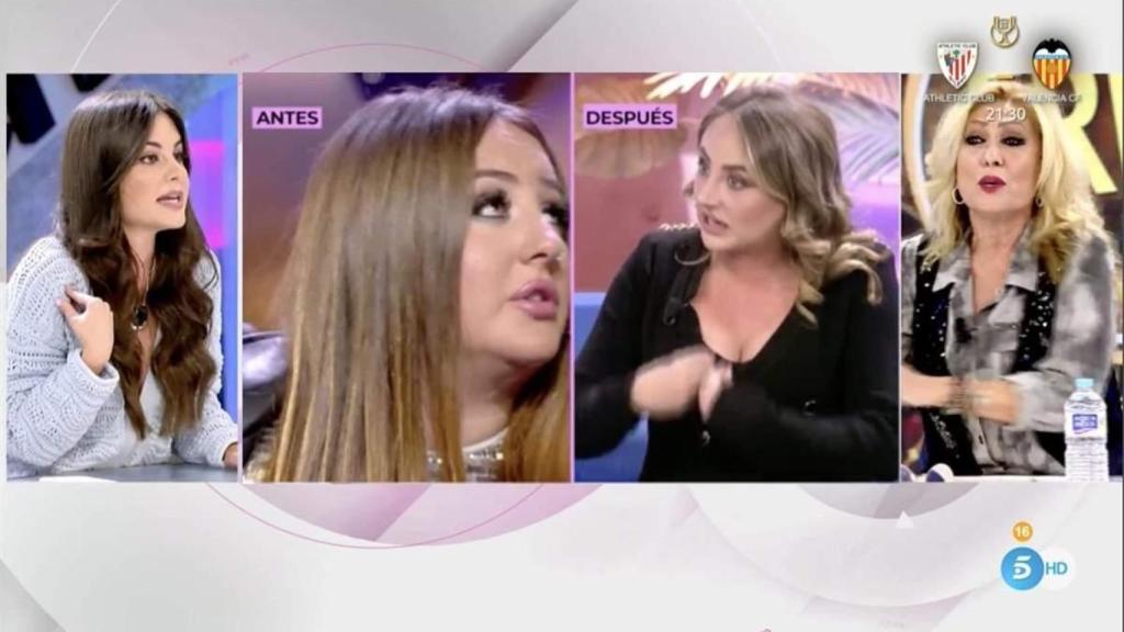 Alexia Rivas y Rosa Benito, hace unos años en 'Ya es mediodía'.