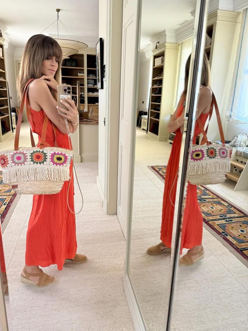 Alejandra Silva, en el vestuario de la casa que comparte con Richard Gere.