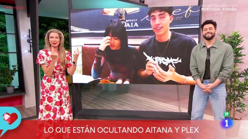 Anne Igartiburu y Javier de Hoyos, en 'D Corazón'.