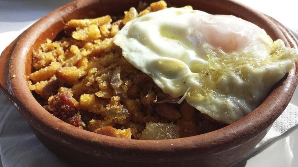 Plato de migas.