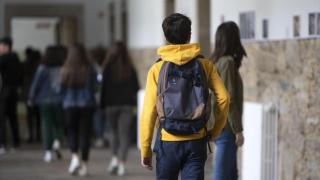 Alumno en un instituto. EE