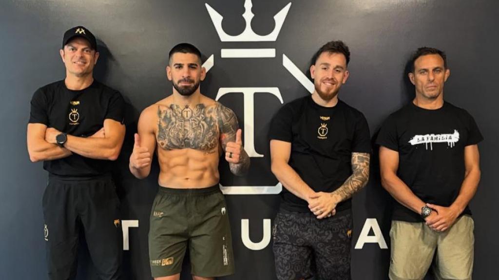 Aldo Martínez, Ilia Topuria, Javi Climent y Jesús Gallo