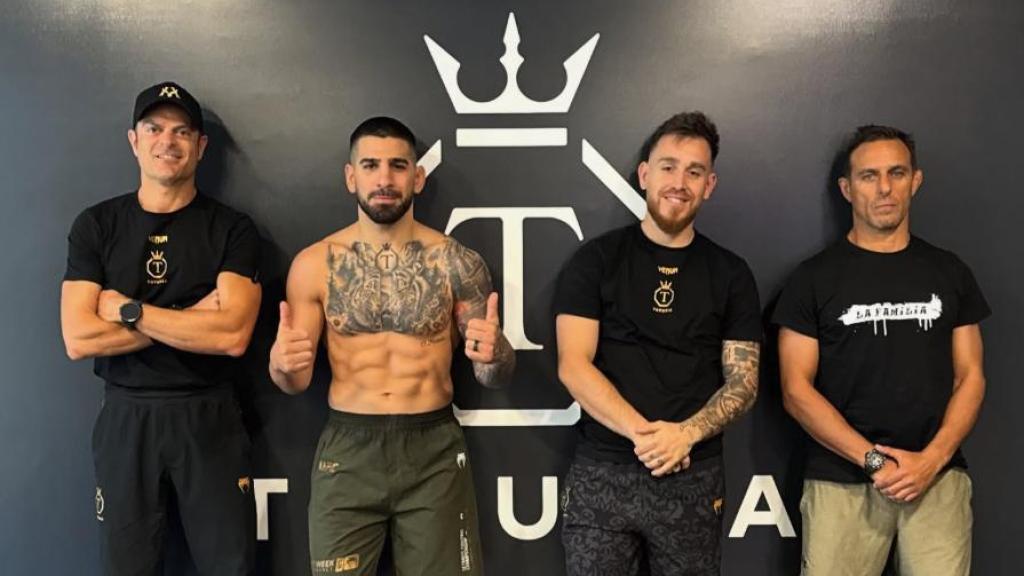 Aldo Martínez, Ilia Topuria, Javi Climent y Jesús Gallo