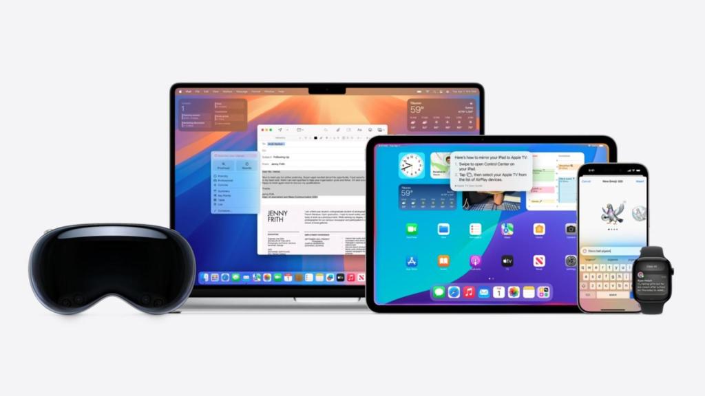 Nuevo lenguaje de diseño de Apple.