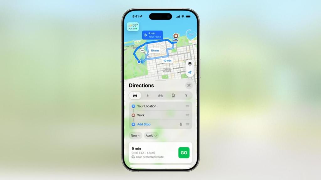 Apple Maps.