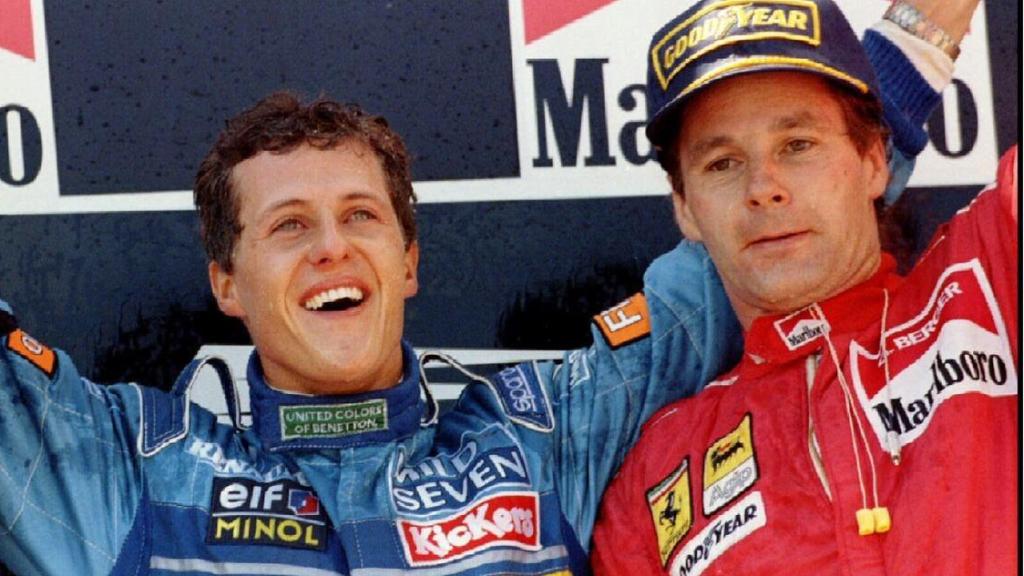 Michael Schumacher y Gerhard Berger