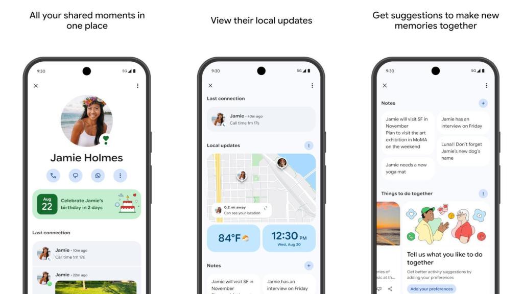 New app vpn contacts from Google Pixel