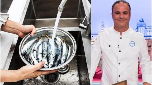 Ángel León, el 'chef del mar', avisa el error que supone lavar el pescado con agua