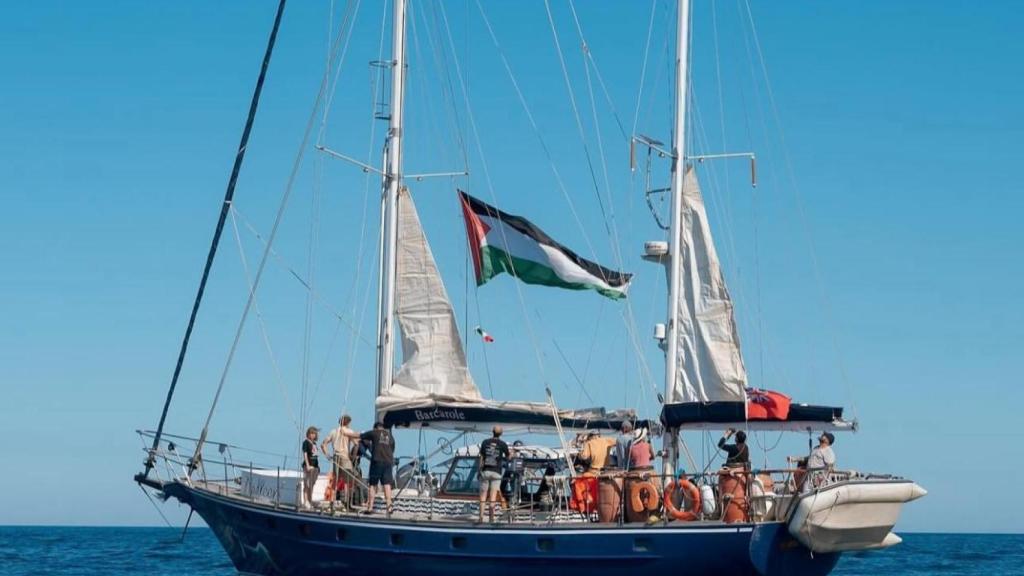El Madleen iba cargado con 700 kilos de ayuda humanitaria.
