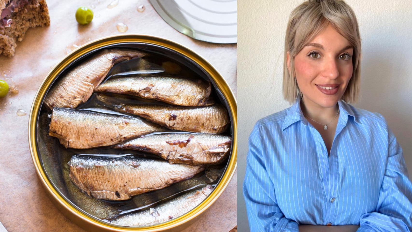 Laura Pérez, nutricionista:  Las sardinas en lata con aceite en España pueden sustituir al salmón por sus beneficios 