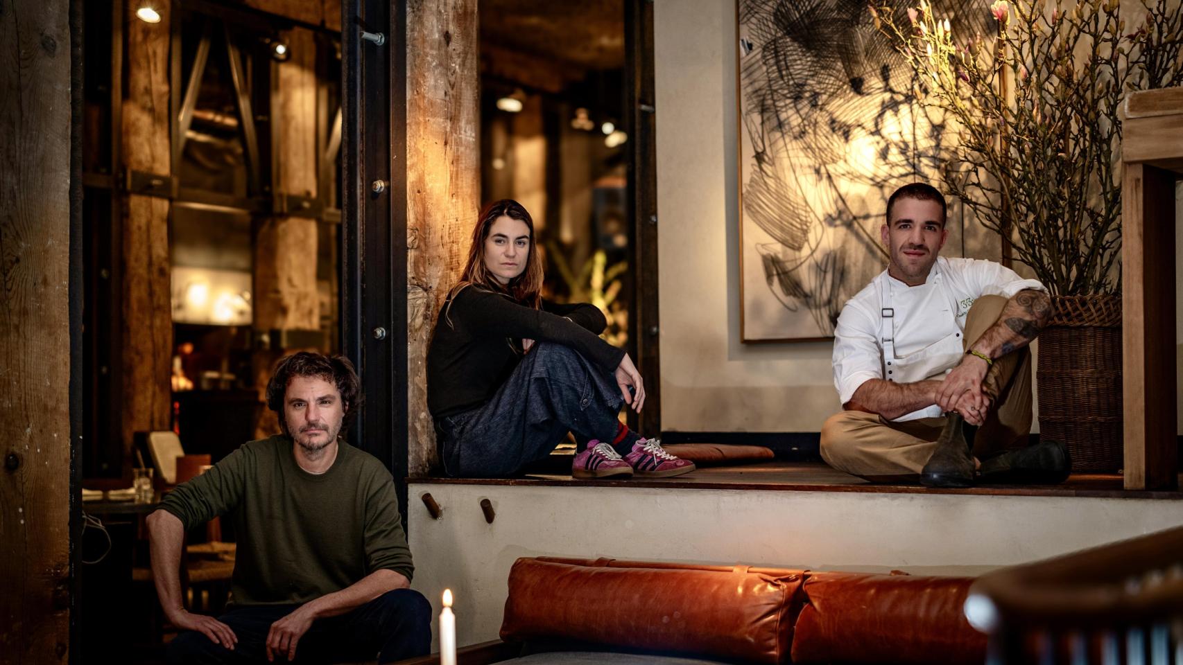 Nacho Ventosa, Sara Aznar y Oswaldo González