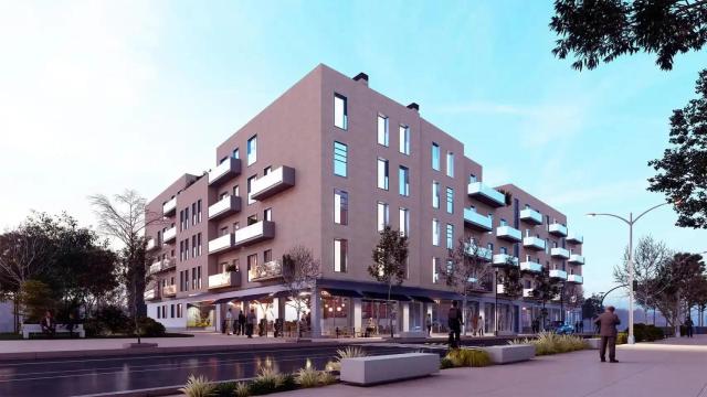 Recreación de la promoción de viviendas Mirador de Galiana.