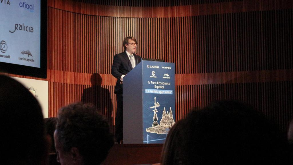 El conselleiro Miguel Corgos en el Foro La Galicia que viene 2025.