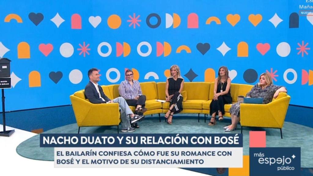 Colaboradores en plató.