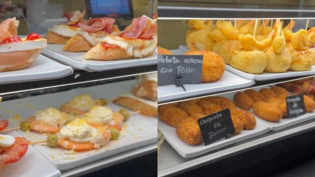 Tapas de 'Las delicias del Tapeo'.