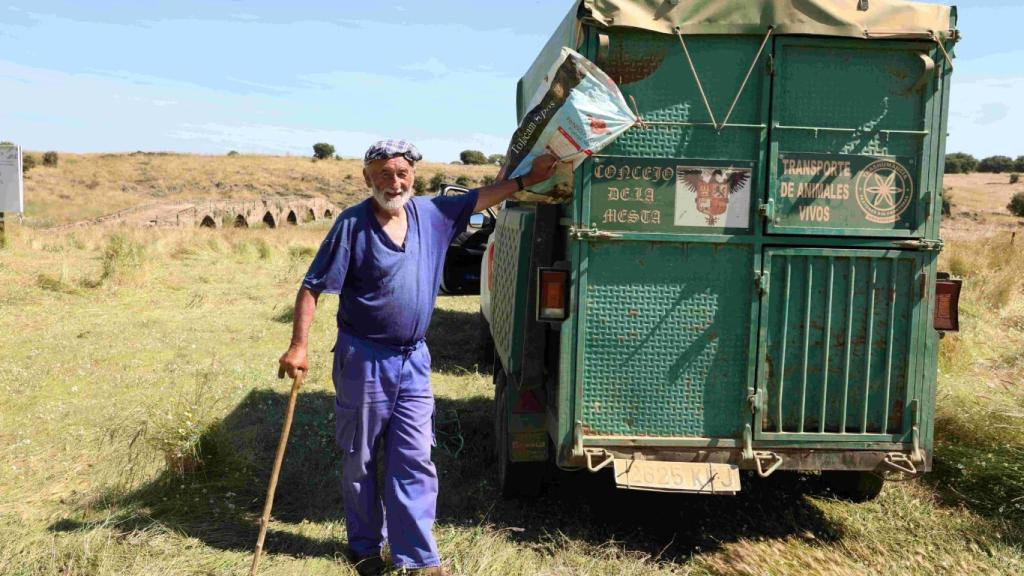 Paco Morgado, más de 25 años practicando la trashumancia.