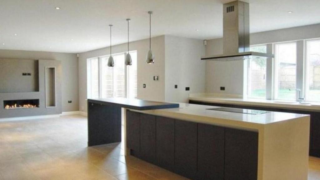 Cocina de Edurne y De Gea.