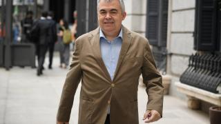 Santos Cerdán este miércoles en el Congreso.