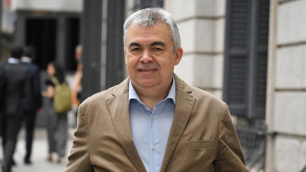 Santos Cerdán este miércoles en el Congreso.