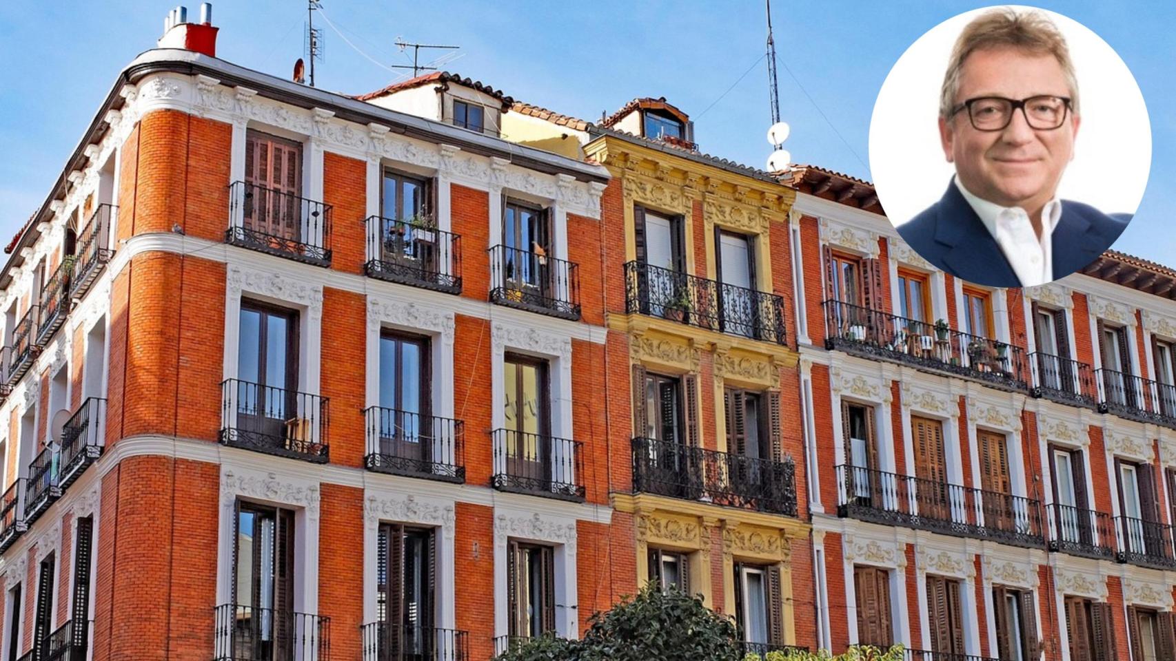 Montaje de José Manuel Fernández con viviendas.