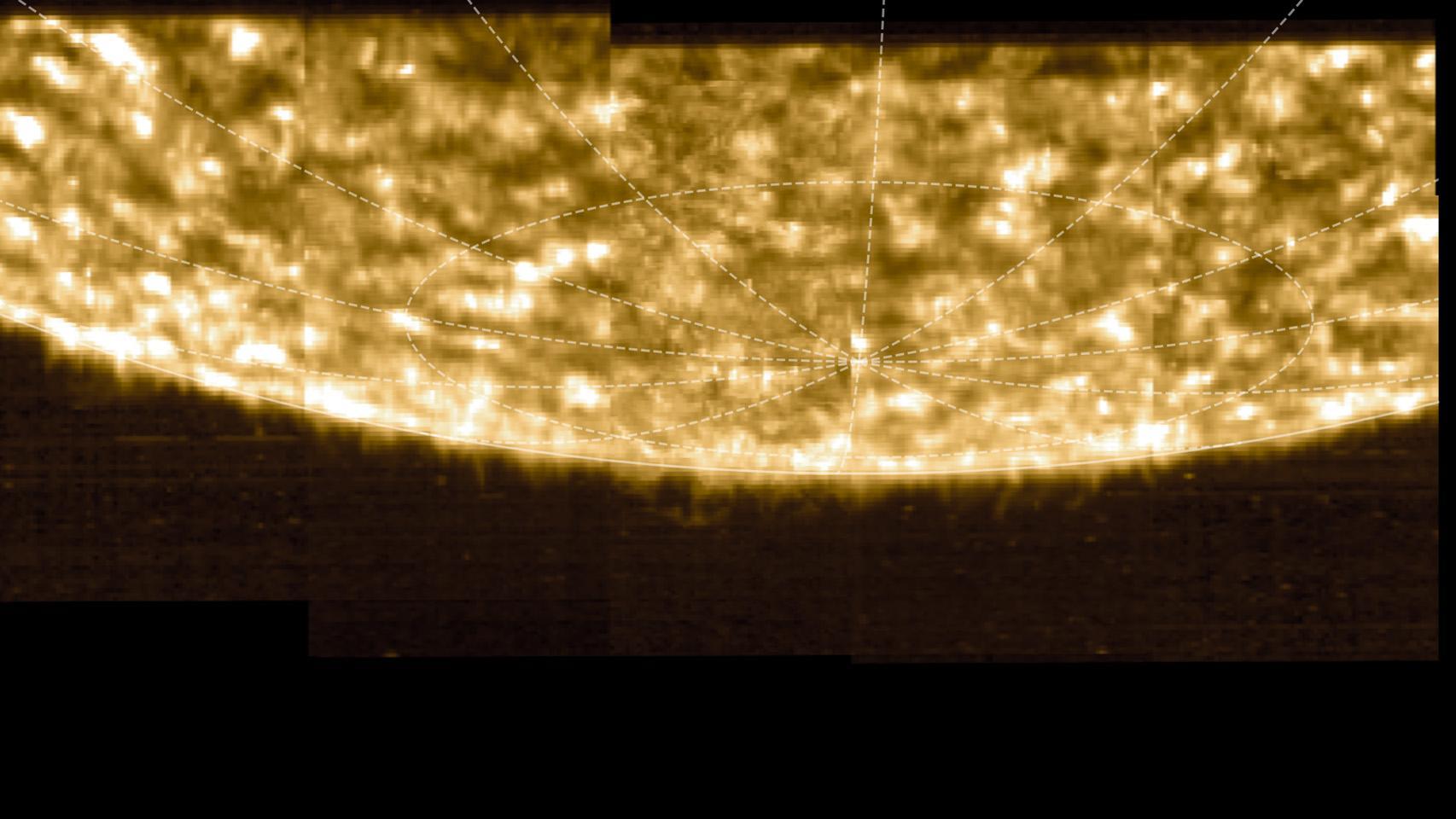 Una sonda espacial europea capta las primeras imágenes del polo sur del Sol, clave para conocer su comportamiento