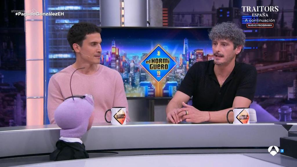 Álex González y Antonio Pagudo en 'El Hormiguero'.