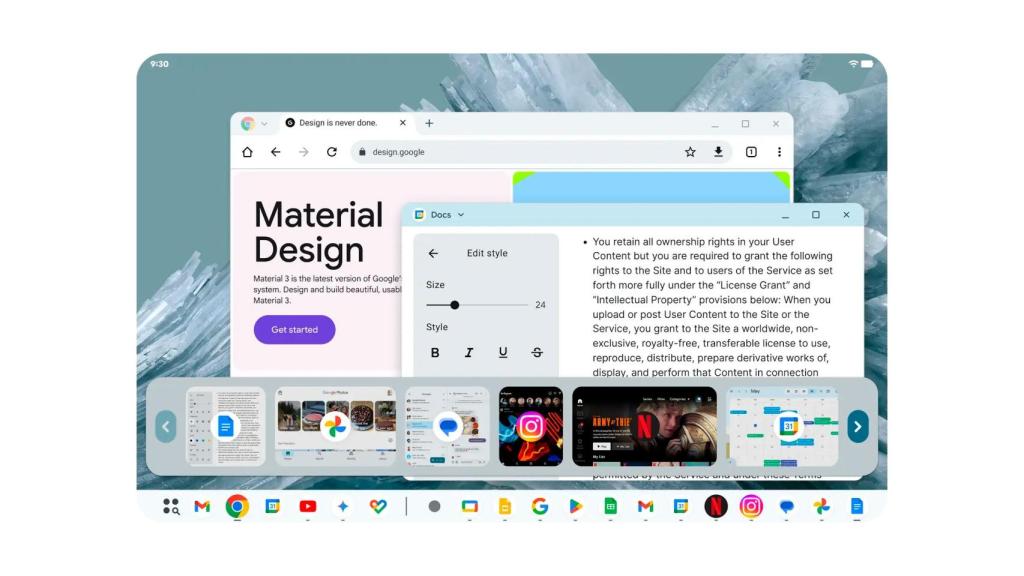 The flow flow in desktop mode